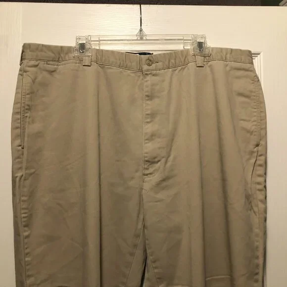 polo Ralph Lauren men's Chino 100%cotton flat front casual pants size: 42/32